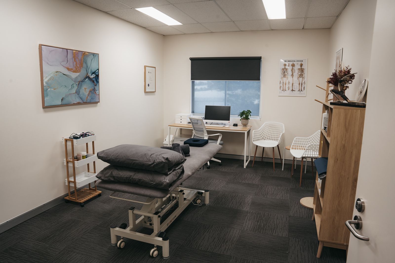 Physio treatment room at Active Balance Physio & Wellness