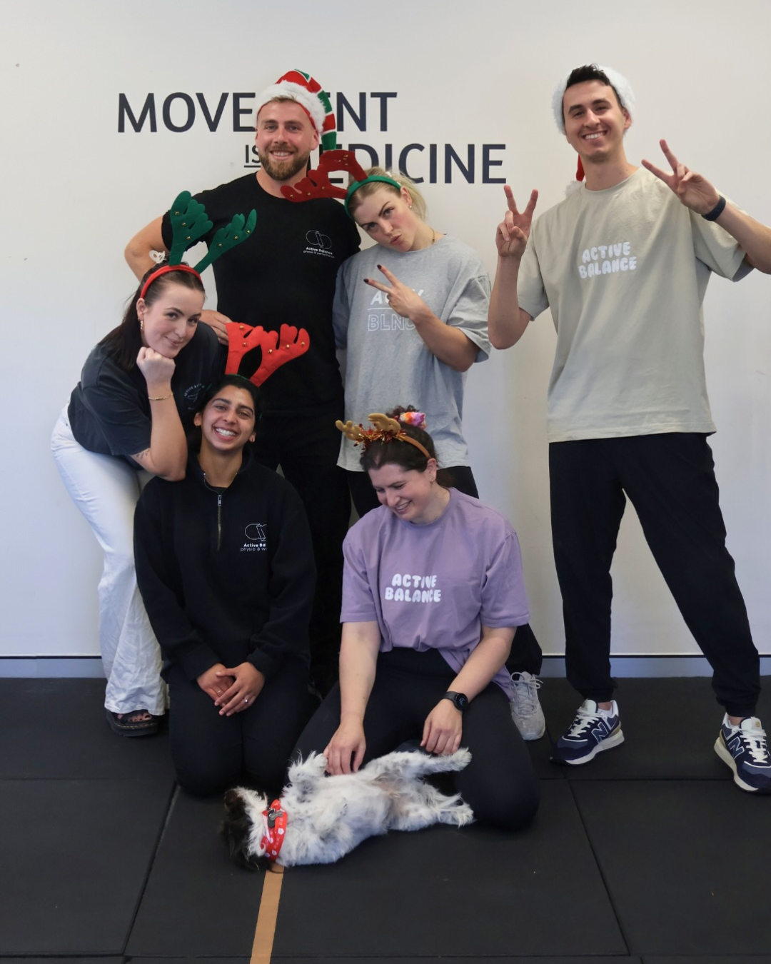 Active balance team Christmas picture