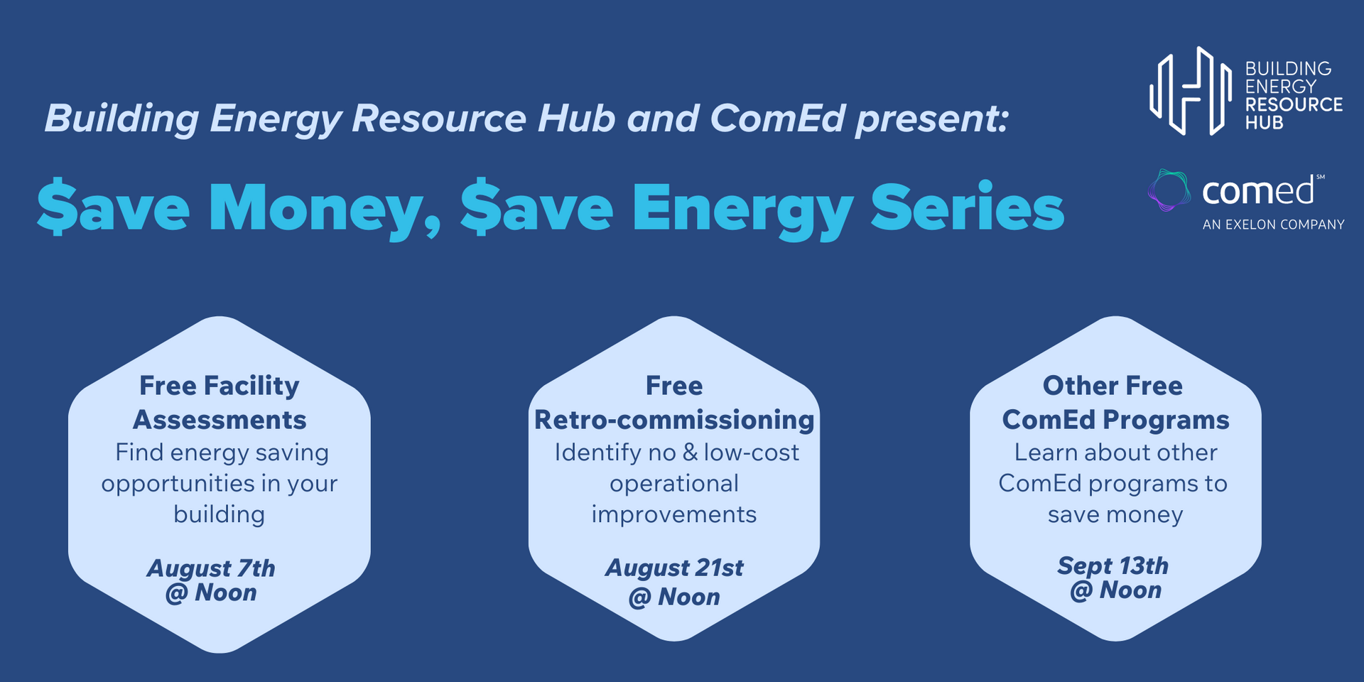 Building energy resource hub and comed presents save money save energy series