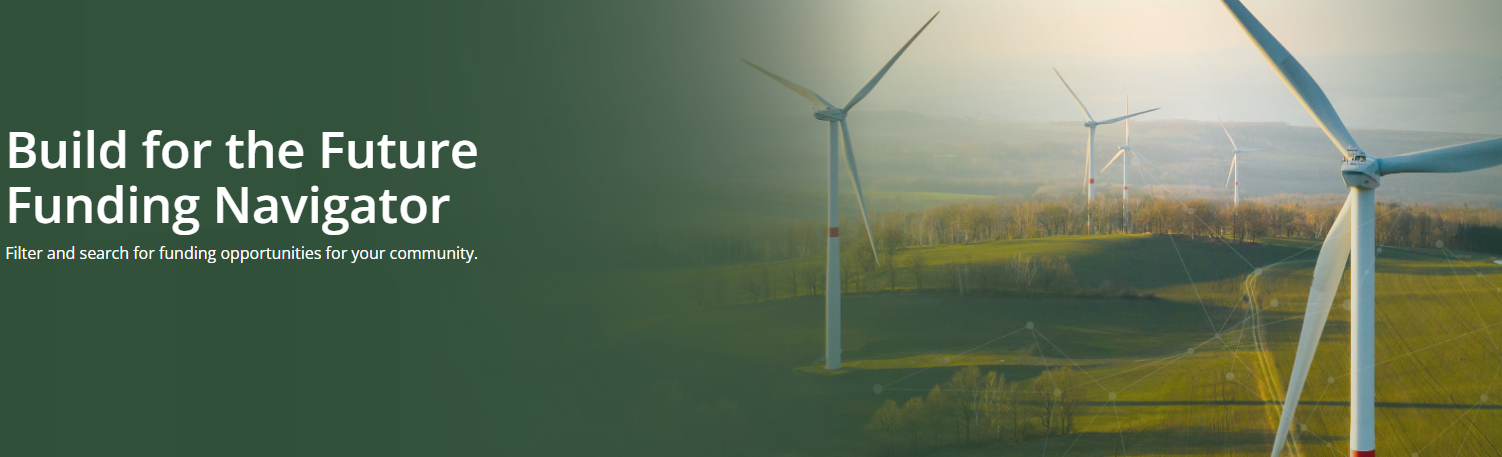 A group of wind turbines are sitting in a field.