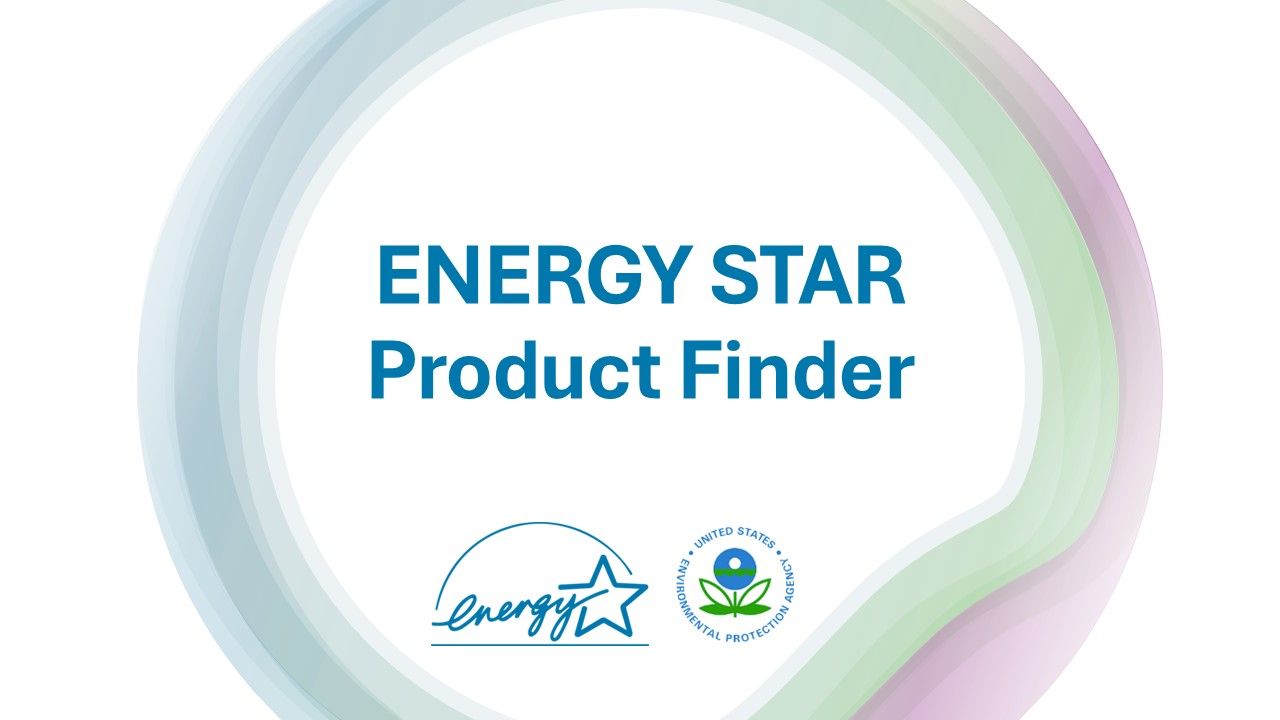 A circle with the words energy star product finder on it