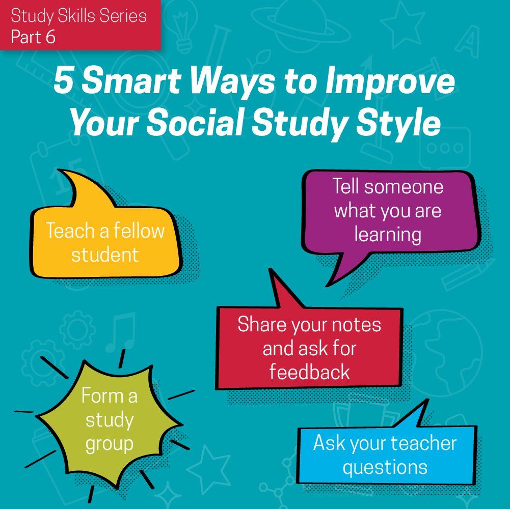 5 smart ways to improve your social study style poster