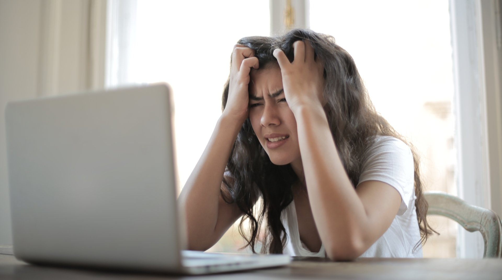 Anxious student online learning