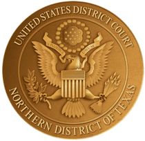 The seal of the united states district court northern district of texas