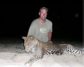 Matt with Leopard