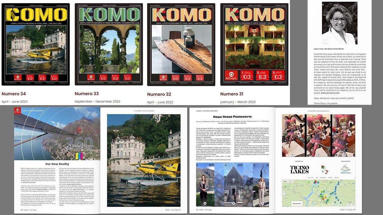 KOMO Lake Rivista con Articolo su RealXReal & TiPress KOMO Lake Rivista con Articolo su RealXReal & TiPress