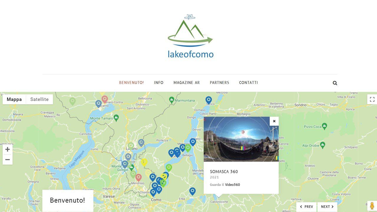 VERTICAL FLY 360 - Servizio di ripresa, editing storytelling Video 360 Lakeofcomo360 produzioni Video360