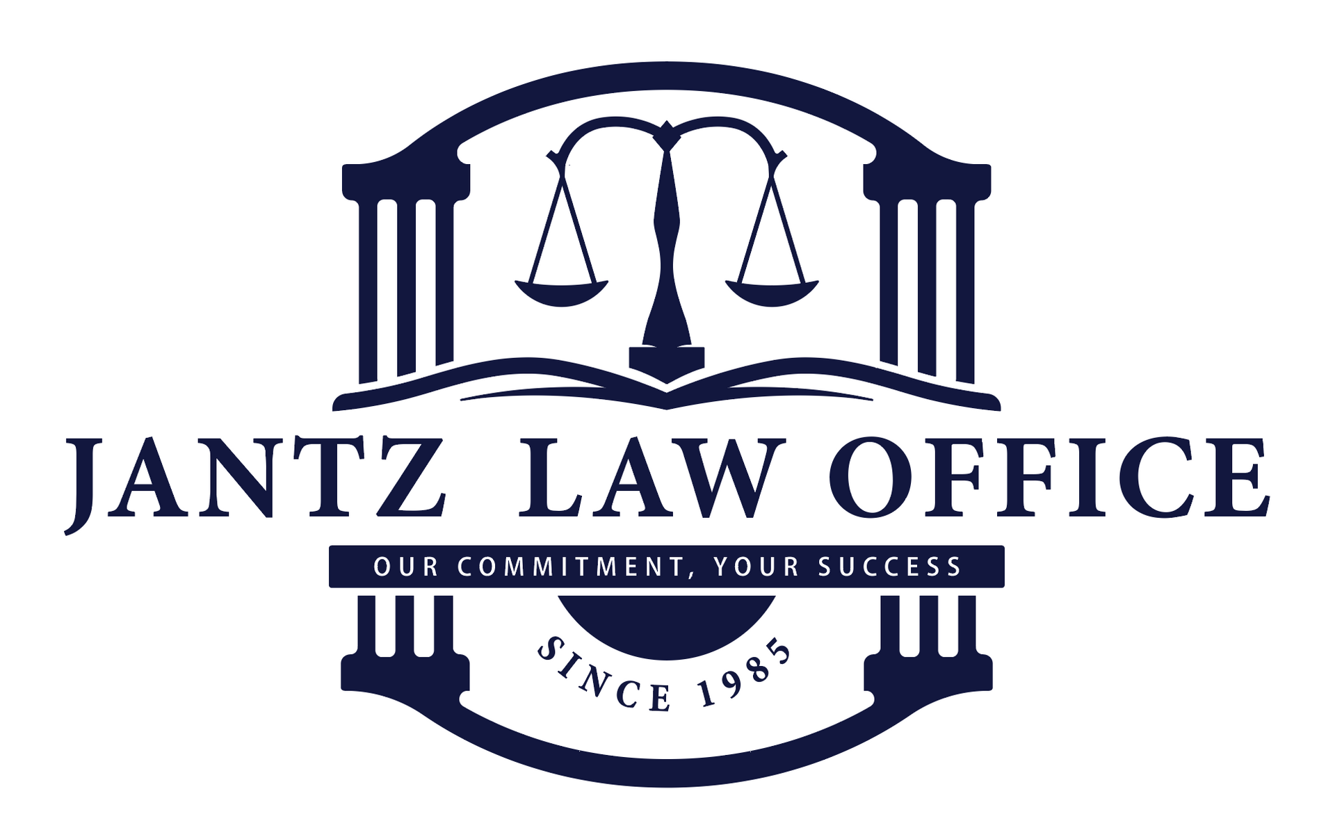 A logo for a law firm called jantz law office