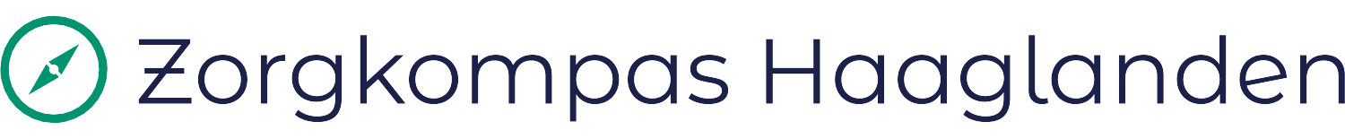 logo met tekst Zorgkompas Haaglanden