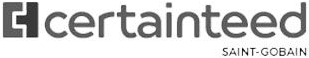 CertainTeed logo with gray wordmark and Saint-Gobain text beneath it