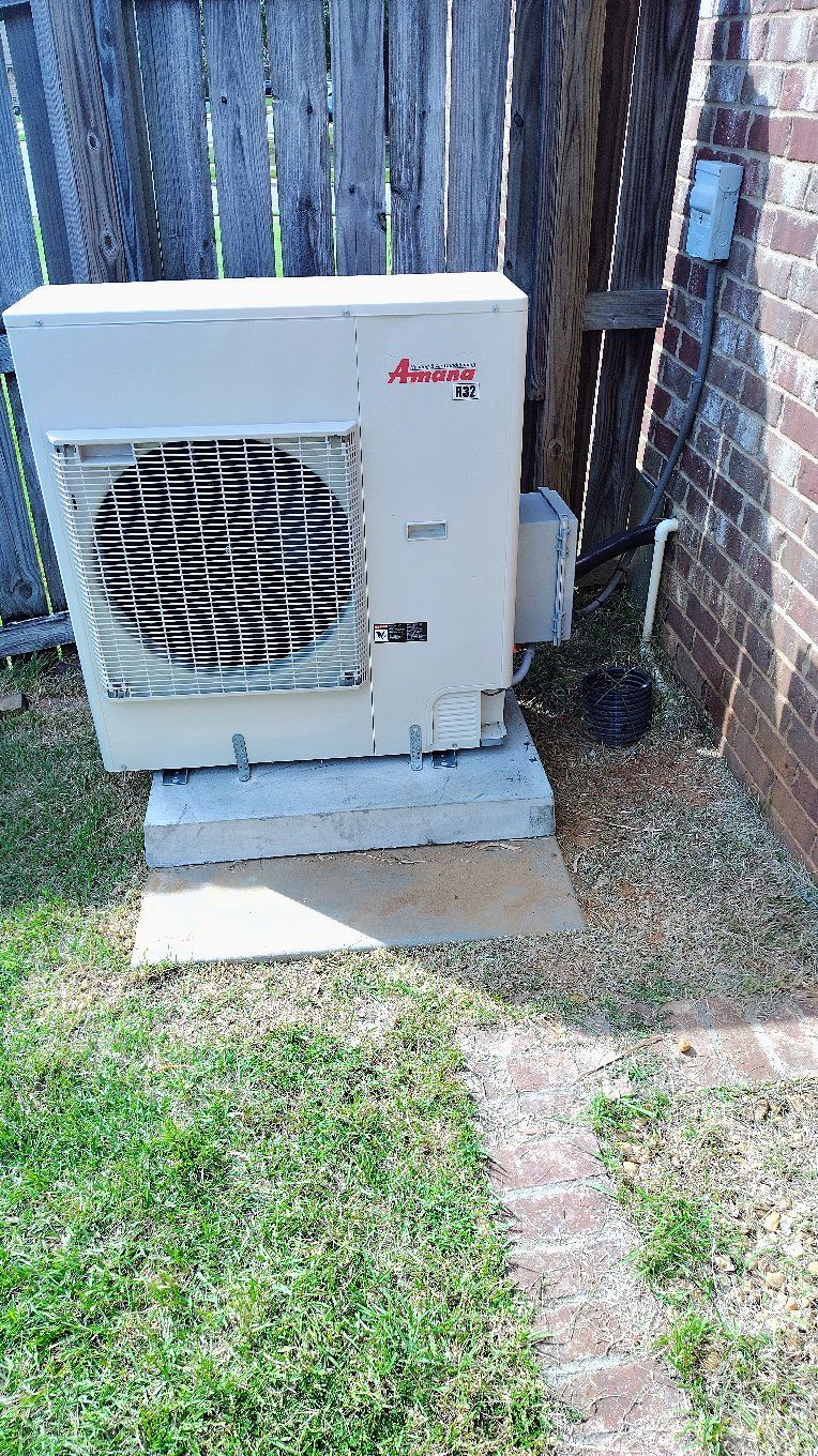 Amana heat pump installed by Estes Heating & Air in Mobile, AL