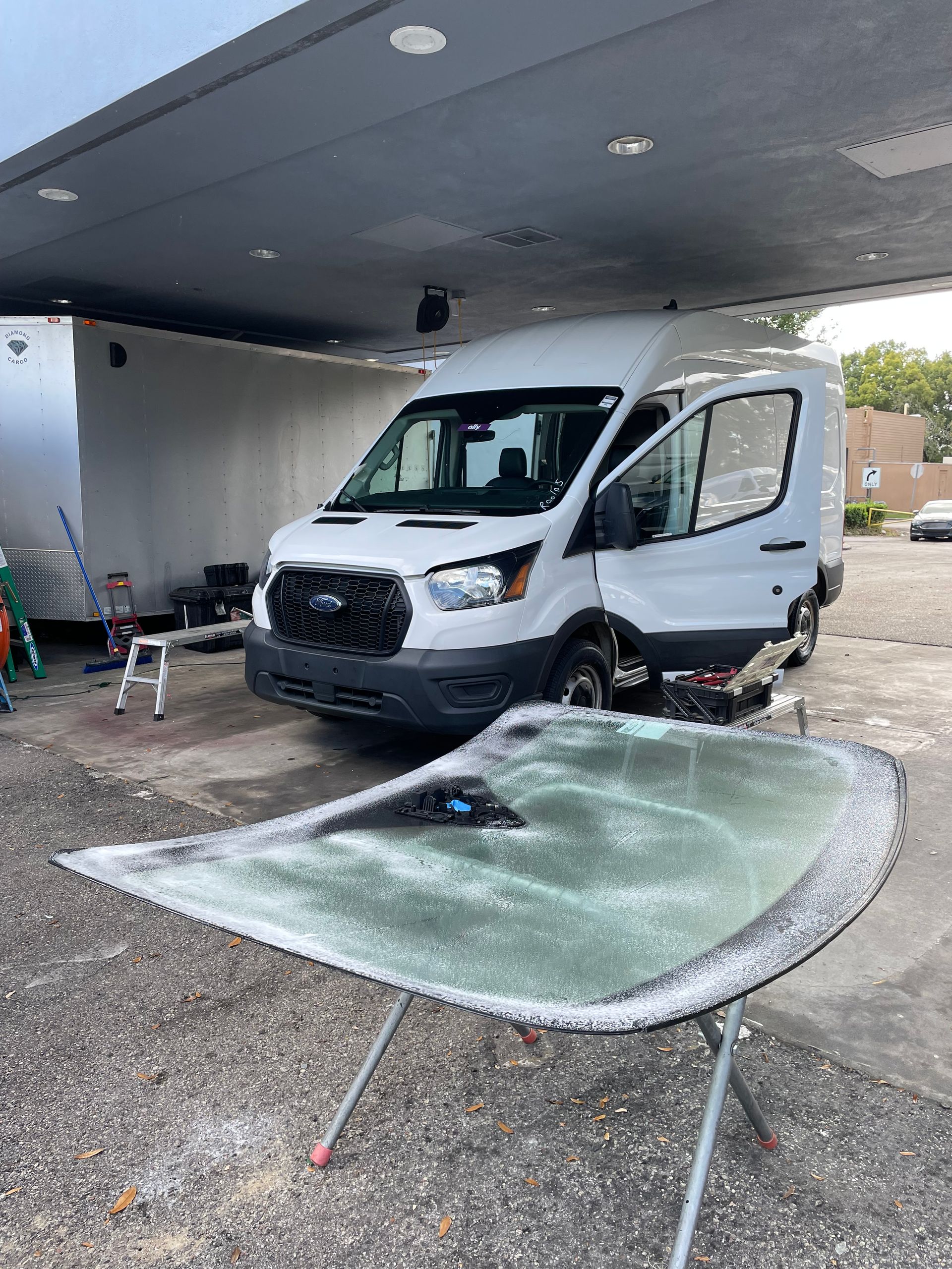Woman Calling For Auto Glass Service — Altamonte Springs, FL — Stat Glass