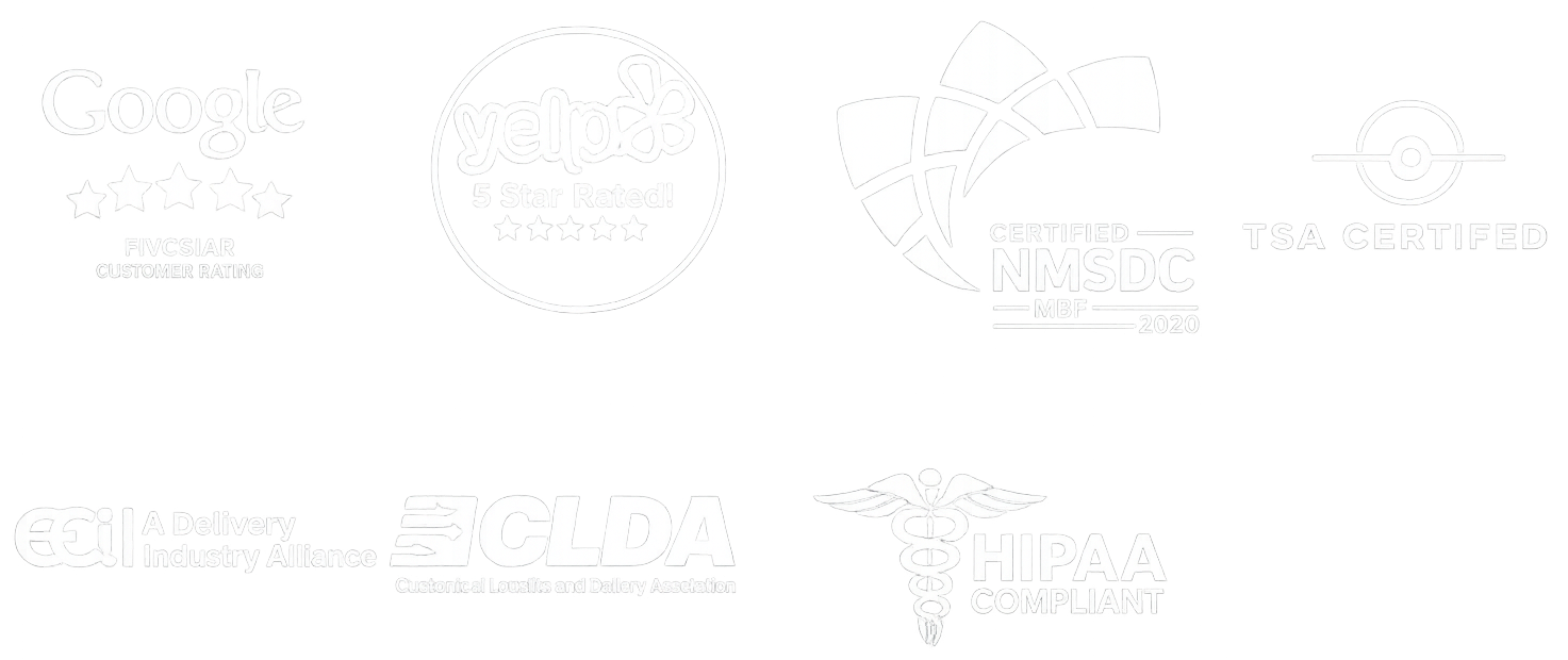 A grid of seven logos for various organizations and industry associations on a white background.