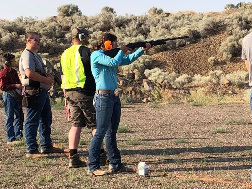 Shooters in the fire range