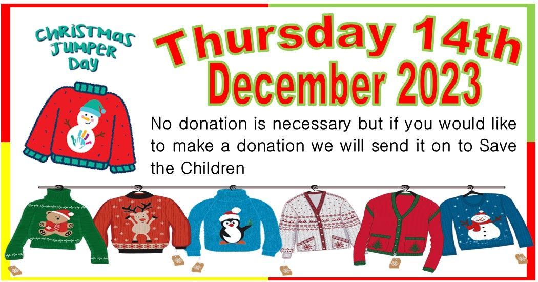 Charity Christmas Jumper Day 2019 Christmas Jumper Day 14th