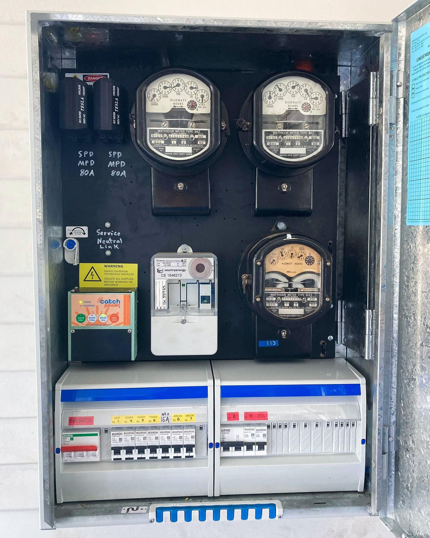 A Box With a Lot of Electrical Equipment Inside — J T Walker Solar & Electrical In Taree, NSW