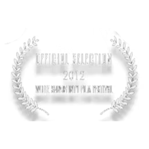 Silver laurel wreath emblem with blurred text reading “Criminal Psychology 2012”