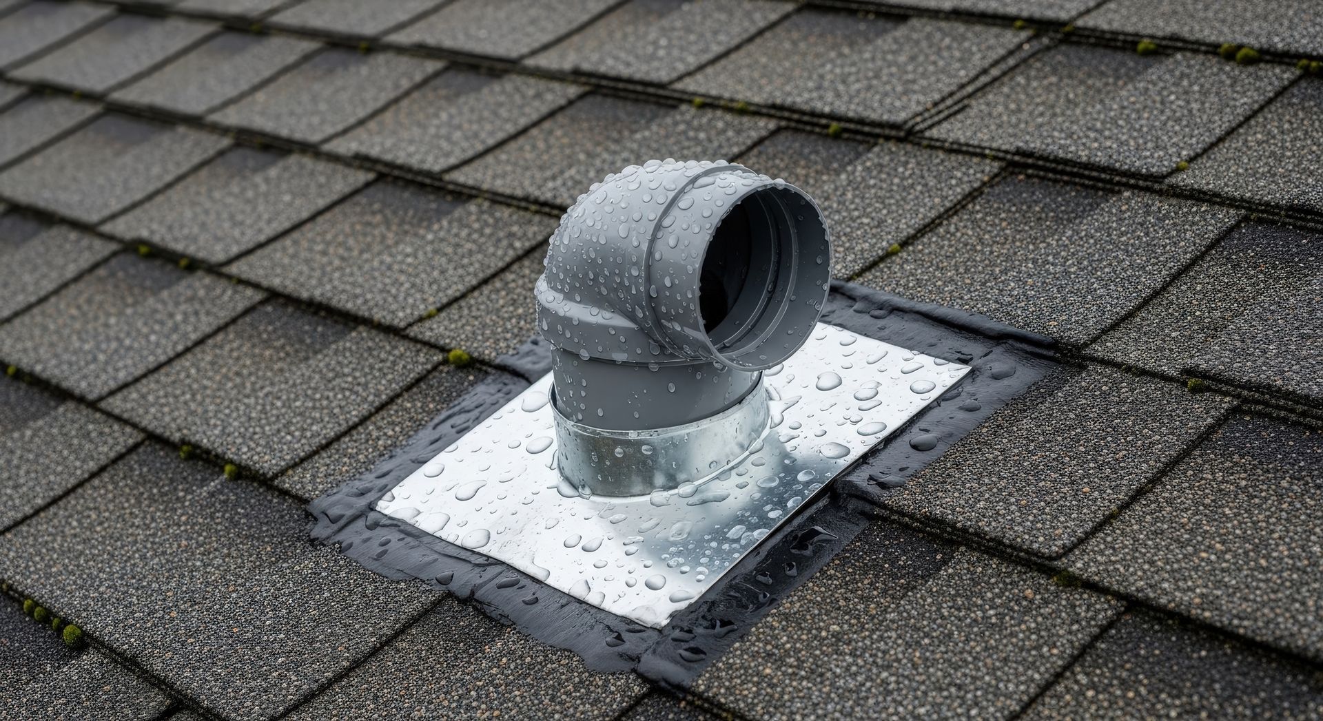 repairing roof flashing leak