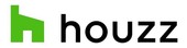 Houzz logo: green house icon and black wordmark on white background. Link to Artec Houzz.