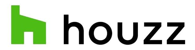 Houzz logo: green house icon and black wordmark on white background. Link to Artec Houzz.