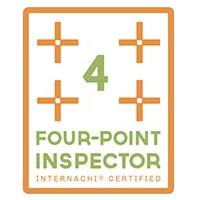 Four point inspector logo Four point inspector logo