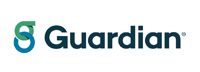 The guardian logo is a blue and green logo on a white background.