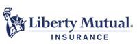 The logo for liberty mutual insurance has a statue of liberty on it.