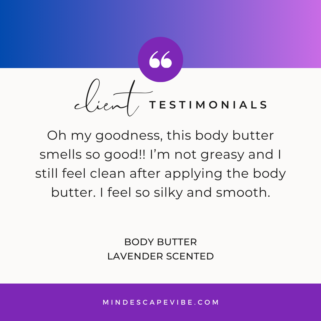 Client testimonials |Mind Escape Vibe| Stress Management| Self- Care| Aromatherapy 