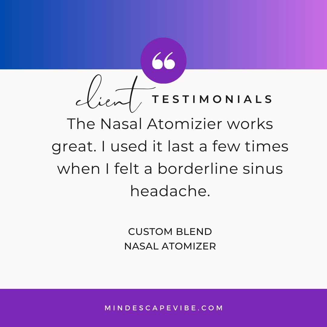 Client testimonials |Mind Escape Vibe| Stress Management| Self- Care| Aromatherapy 