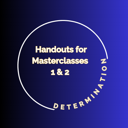 Handouts for masterclasses 1 and 2