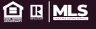 Real estate and MLS logos on a dark background