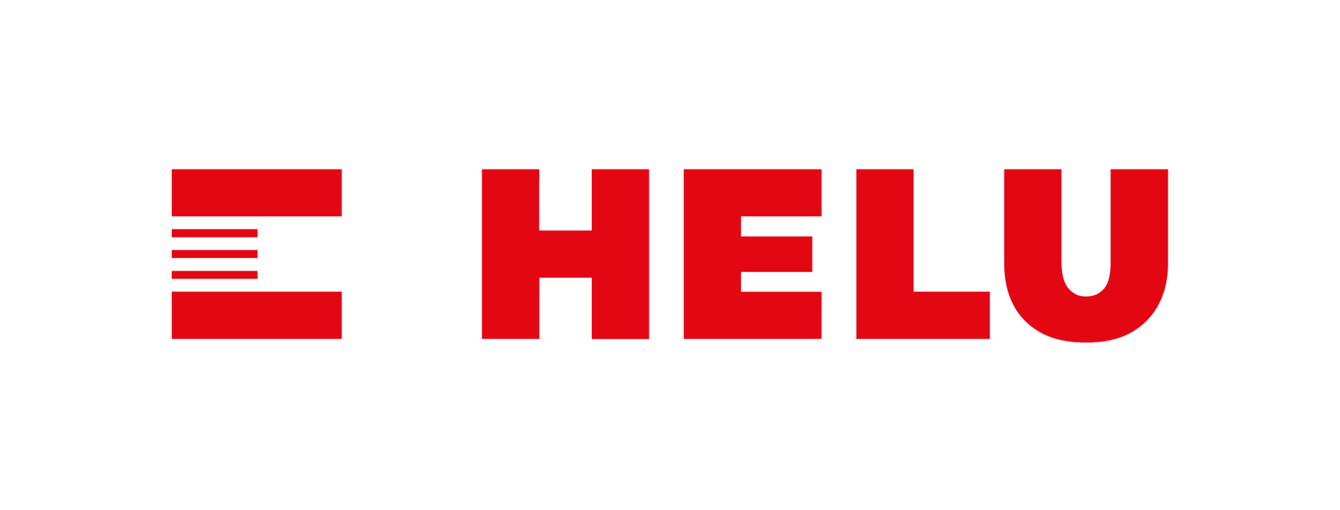 Het HELUKABEL-logo in rode tekst met gestileerde rode strepen op een witte achtergrond.