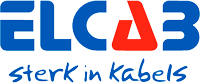 Het ELCAB-logo in blauw en rood met daaronder de slogan 