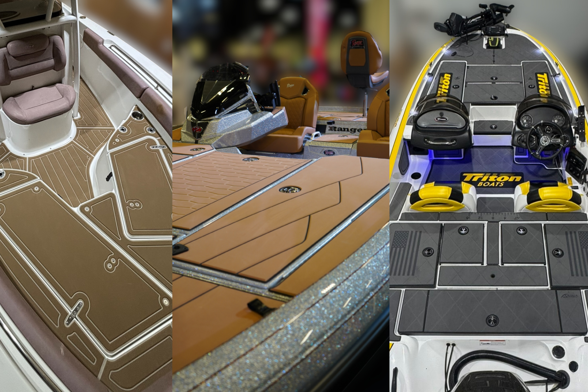 foam flooring options for bass boats and off shore fishing boats
