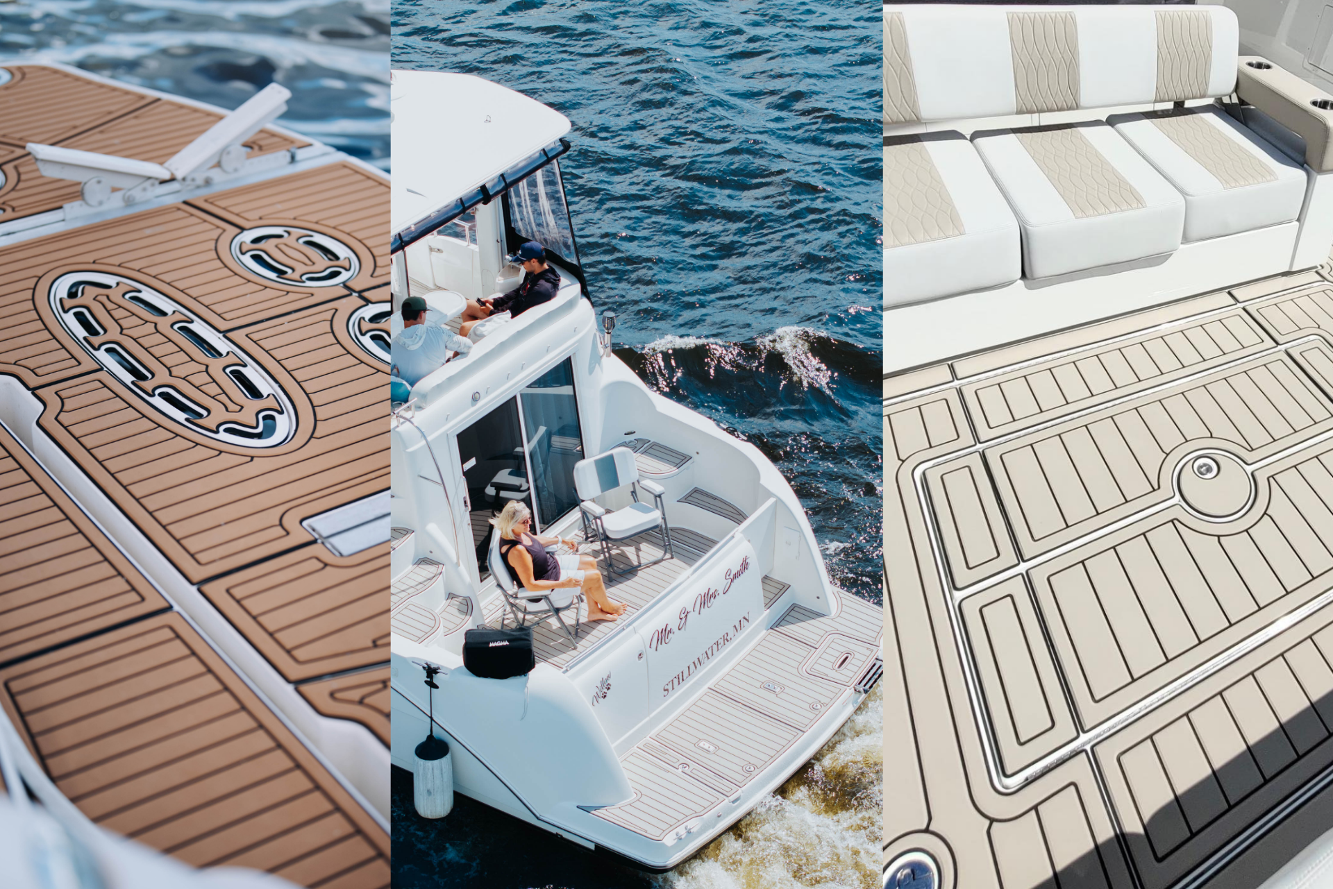Foam flooring options for pleasure boats