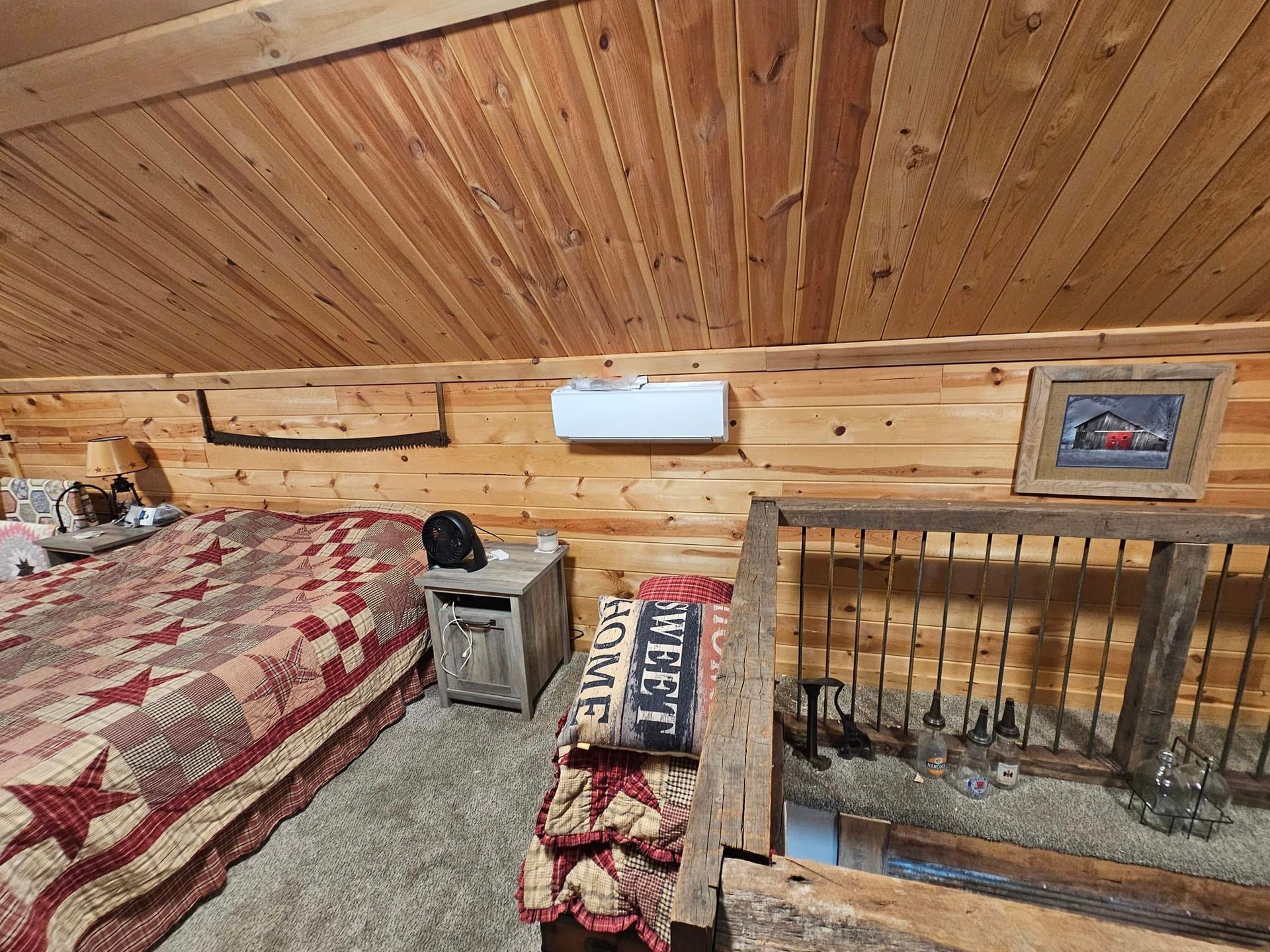 Attic Area with AC — LaGrange, KY — Comfort Zone