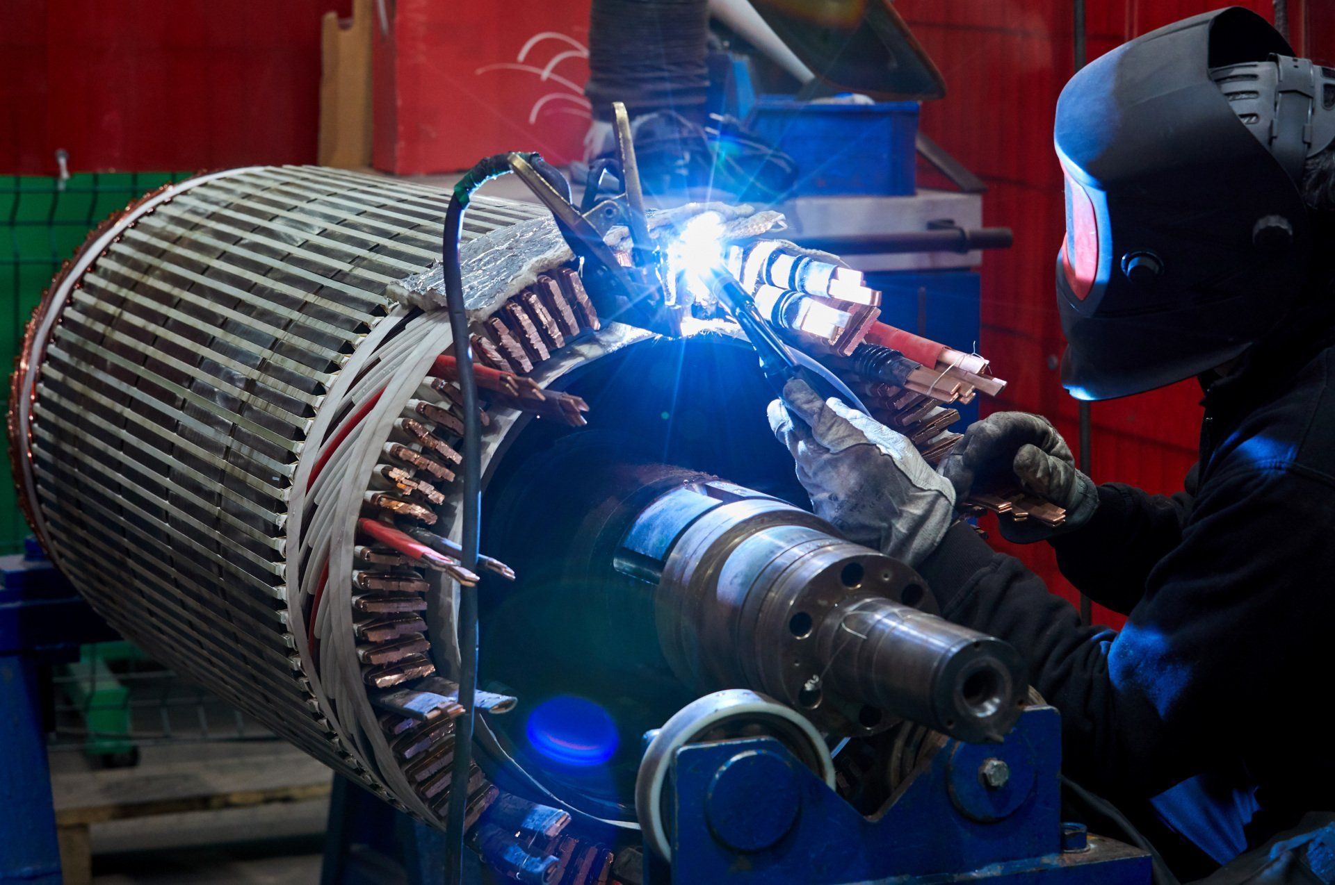 Rotor welding