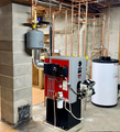 Cast iron gas boiler