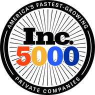 A logo for inc. 5000 that says america 's fastest growing private companies