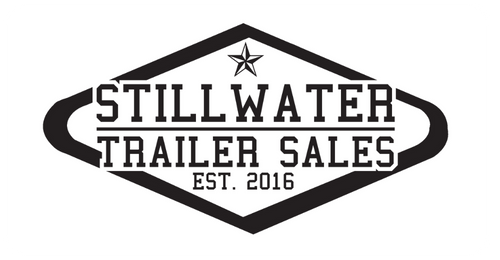 Logo for Stillwater Trailer Sales, featuring a diamond-shaped outline