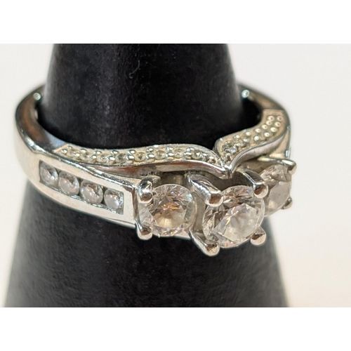 White Gold Three Stone Diamond Ring Sold at Morley Auctioneers In Leeds. Sell Your Jewellery With Morley Auctioneers Today