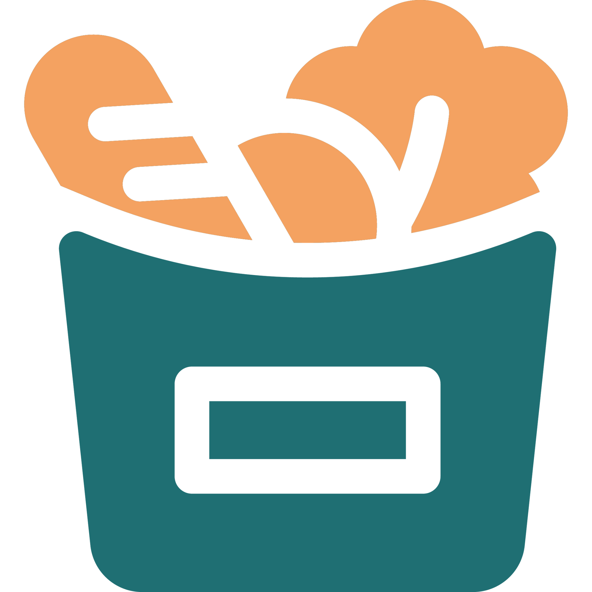 Online grocery icon