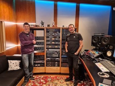 Pablo Rabinovich y Pablo Panitta en Estudio Buho
