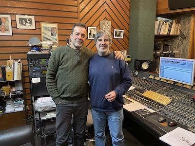 Pablo Rabinovich y Mario Sobrino en Estudios del Nuevo Mundo