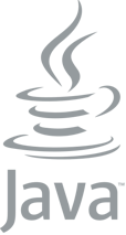 The java logo is a cup of coffee with steam coming out of it.