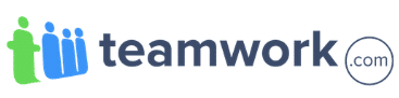 A logo for a website called teamwork.com