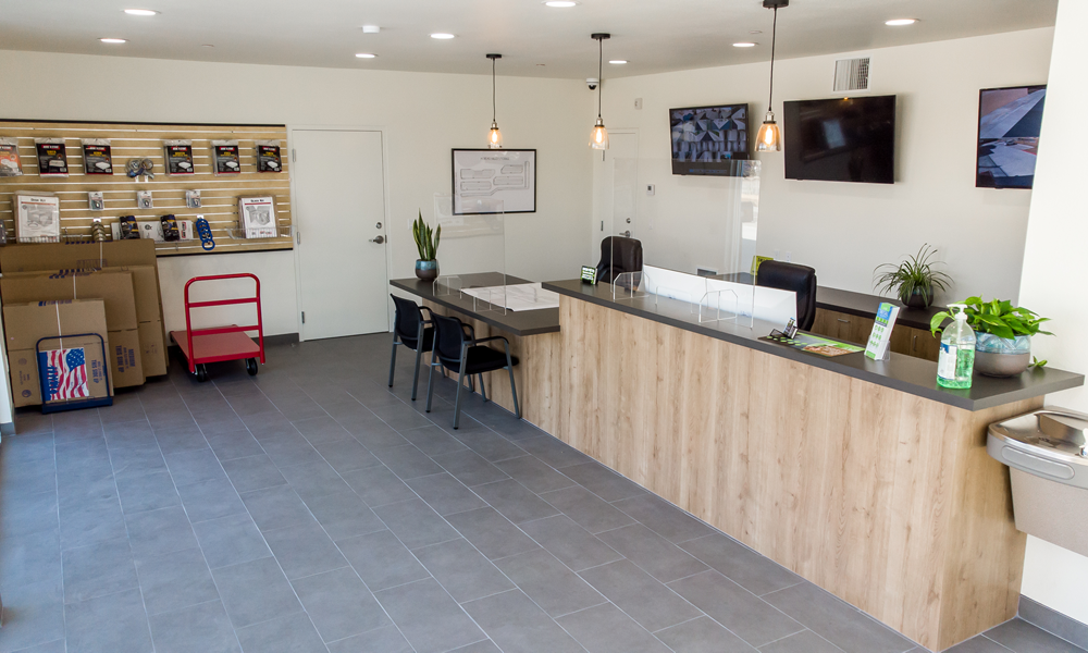 Facility front office and showroom
