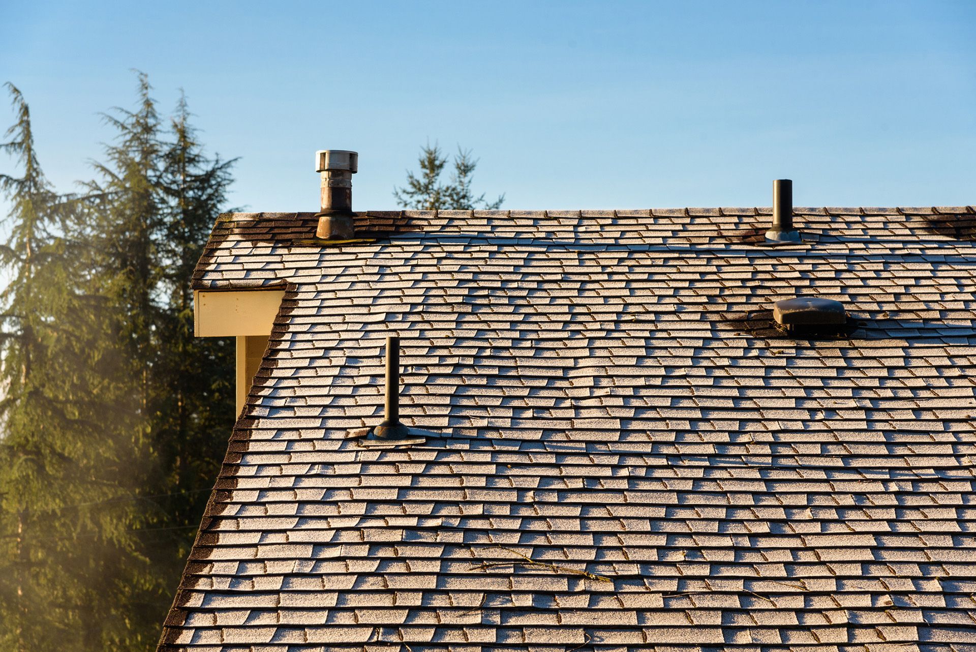 damaged roofing materials