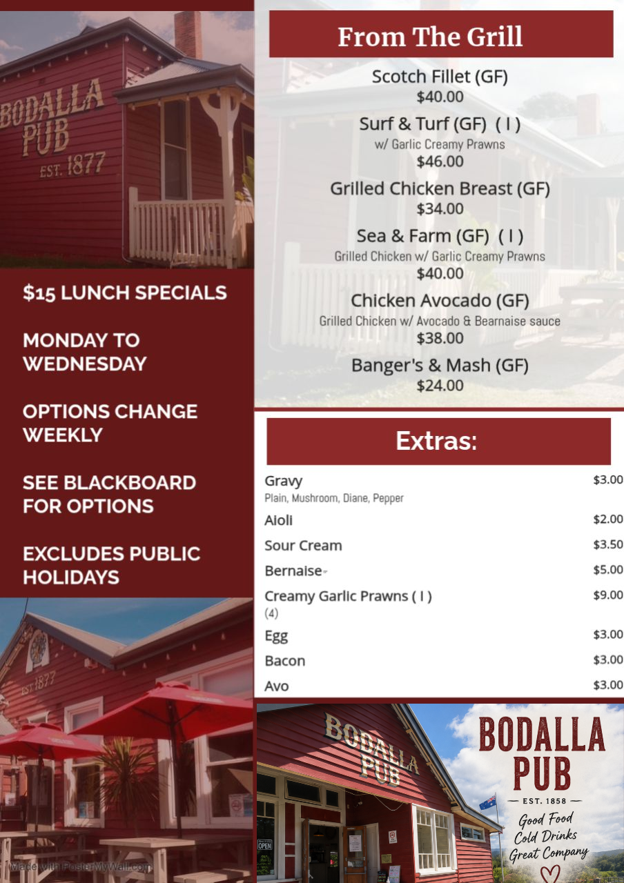 $15 Lunch Specials