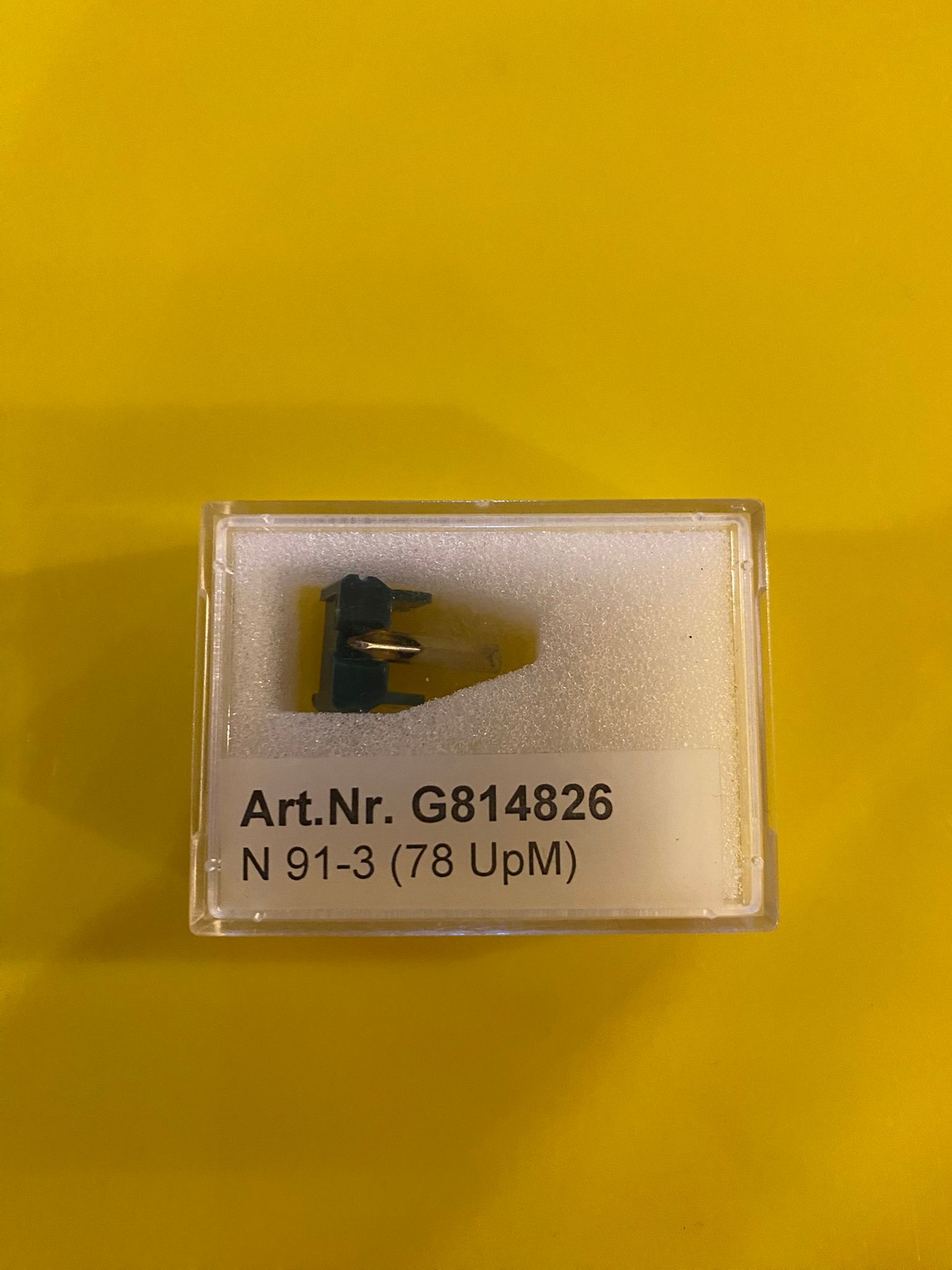 Naald Shure N-91 / 3 - Tonar 1065 (78 Toeren naald)